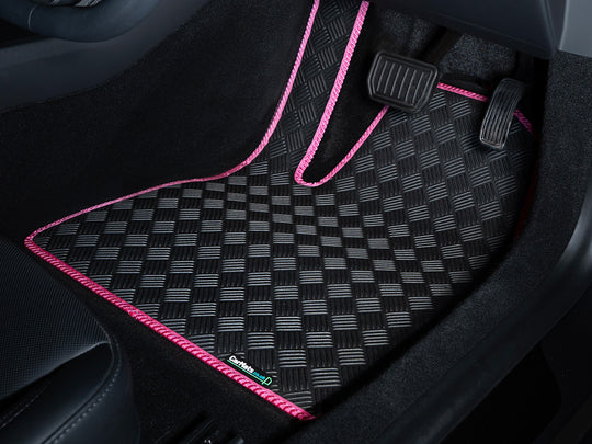 Vauxhall Astra PHEV Hatchback & Estate 2023+ Car Mats // Odourless Rubber, Pink Trim, No Heelpad