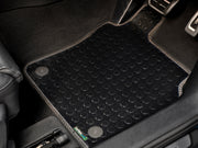 Ford Transit Custom  Automatic Panel Van 2024+ Van Mats (2 piece front) // Black Off Road Rubber, Black Trim