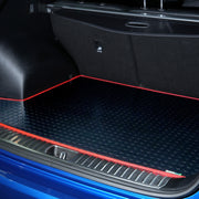 Kia EV5  2025+ Boot Mat // Black Off Road Rubber, Red Trim