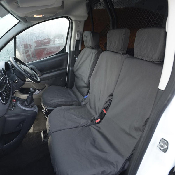 Peugeot Partner Van 2008-2018 Tailored Seat Covers Three Front