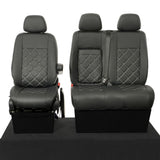 Volkswagen Crafter Van 2006-2017 Leatherette Seat Covers - Front